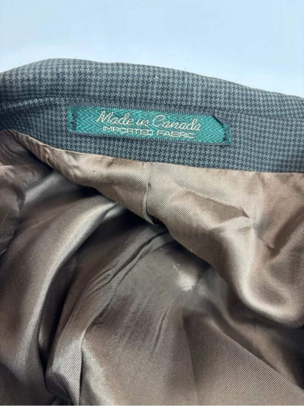 Chaps Ralph Lauren Olive Green 100% Wool 3-Button Blazer Sport Coat 46R